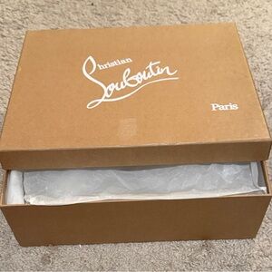 Christian Louboutin Brown Shoe Box with Logo
